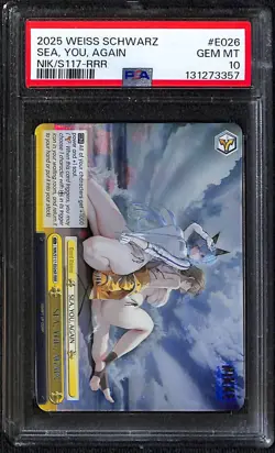 Weiss Schwarz SEA, YOU, AGAIN RRR PSA 10 - Image 1