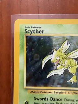 Scyther 17/130 Base Set 2 Holo Rare Pokemon Card NM - Image 3