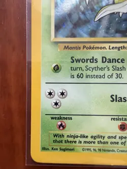 Scyther 17/130 Base Set 2 Holo Rare Pokemon Card NM - Image 4