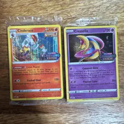Pokemon Chilling Reign Card Lot w/ Storage Boxes, Jolteon Tin, SEALED Cinderace - Image 2