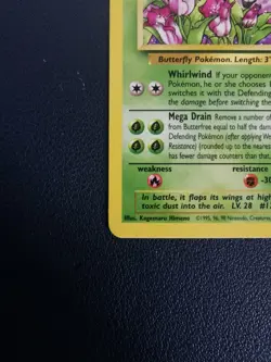 Pokemon Card Butterfree 34/130 Base Set 2 Uncommon WOTC - Image 4