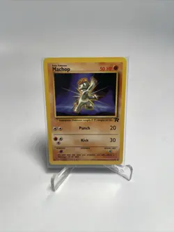 MACHOP - Team Rocket Set - 59/82 - VINTAGE WOTC Pokemon Card - Unlimited - NM - Image 1