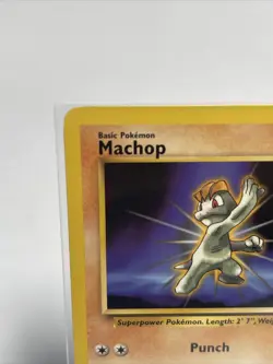 MACHOP - Team Rocket Set - 59/82 - VINTAGE WOTC Pokemon Card - Unlimited - NM - Image 3