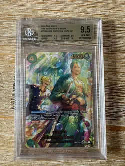 One Piece Card Game Roronoa Zoro SP PRB02-006 BGS 9.5 Gem Mint Alt Art SP Psa10 - Image 1