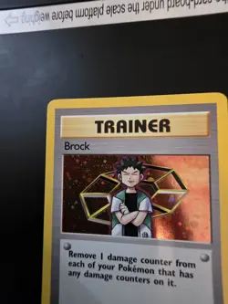 Brock 15/132 Holo Rare Gym Heroes Pokemon Card NM-/VLP - Image 2