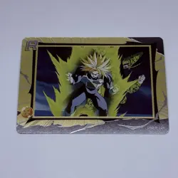 SSJ Trunks Vs Perfect Cell - Dragon Ball Trading Card R 029 Anime Foil Art Tc5 - Image 1