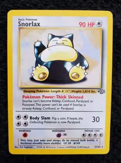 Snorlax 27/64 Jungle Non Holo Rare 1999 WOTC Played Pokemon Card TCG LP Vintage - Image 1