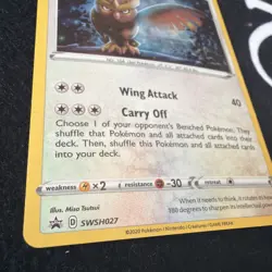 Noctowl Promo SWSH: Sword & Shield Promo Cards SWSH027 - NM - Pokemon TCG - Image 2