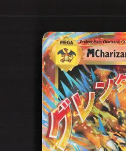 Mega M Charizard EX 13/108 Evolutions Ultra Rare Holo Pokemon Card DMG - Image 3