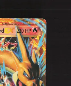 Mega M Charizard EX 13/108 Evolutions Ultra Rare Holo Pokemon Card DMG - Image 4