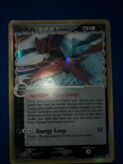 Deoxys Delta Species 3/110 Holo Rare Pokemon Card Near Mint/Excellent - Image 3