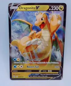 Dragonite V 049/078 Holo Ultra Rare Pokemon Go Card NM Fresh Pull - Image 1