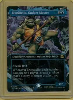 Donatello, Gadget Master (Borderless) TMT 212 Foil R NM - Image 1