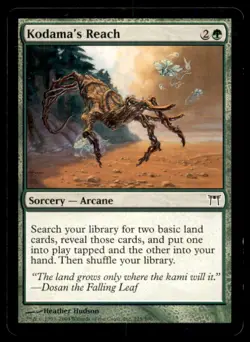 MTG Kodama's Reach LP Light Play Champions of Kamigawa [4912] - Image 1