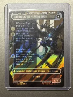 Dion, Bahamut's Dominant (Borderless) (Surge Foil) Final Fantasy Foil - Image 2