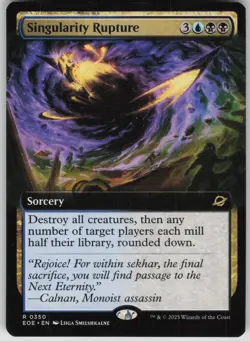 MTG TCG Singularity Rupture (Extended Art) R Edge of Eternities 350 - Image 1