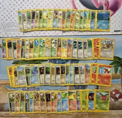 Vintage Pokemon Card Lot Fire E Series 72 Cards Blaziken Growlithe - Image 1