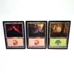 Retro Frame Foil Land lot 9x MTG Magic The Gathering - Image 2