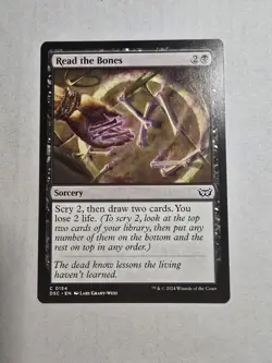 Read the Bones Commander: Duskmourn: House of Horror Regular - Image 1