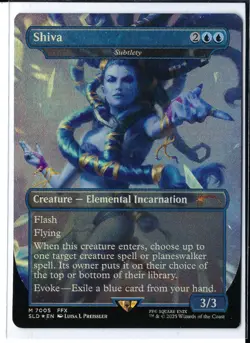 Shiva #7005 - Subtlety Secret Lair Drop Series Final Fantasy NM Rainbow Foil - Image 1