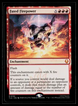 MTG Fated Firepower (132/462) Avatar The Last Airbender NM NONFOIL - Image 1