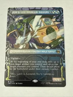 MTG Don & Leo, Problem Solvers (Showcase) Teenage Mutant Ninja Turtles Foil - Image 1
