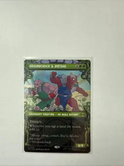 MTG Groundchuck & Dirtbag (Showcase) Teenage Mutant Ninja Turtles Foil - Image 1