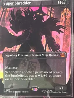 MTG, TMNT | Super Shredder, Borderless (M) Non-Foil | #0217 - Image 1