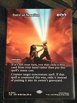 Force of Negation - Avatar - Borderless - Near Mint, Non-Foil, w/MagCase! -Mtg- - Image 2