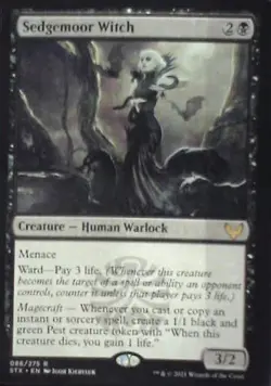 Sedgemoor Witch - Strixhaven: School of Mages: #86, Magic: The Gathering Lp C288 - Image 1