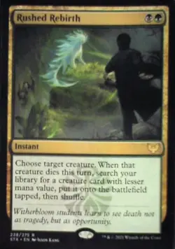 Rushed Rebirth - Strixhaven: School of Mages: #228, Magic: The Gathering Lp C288 - Image 1