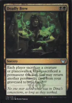 Deadly Brew - Strixhaven: School of Mages: #176, Magic: The Gathering Nm C261 - Image 1