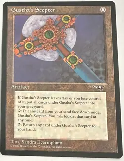 MTG 1x Gustha's Scepter x1 LP Alliances - Image 1