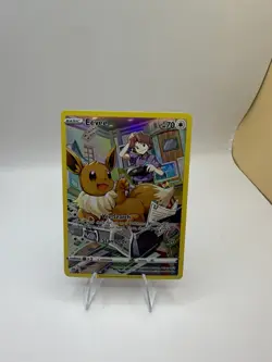Pokemon TCG Eevee TG11/TG30 Ultra Rare Brilliant Stars Trainer Gallery NM - Image 1