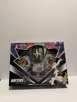 Pokemon TCG Arceus V Figure Collection Box Factory Sealed Cosmic Eclipse - Image 1