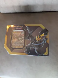 Pokemon Tag Team Pikachu Zekrom GX Tin Sealed - Image 1