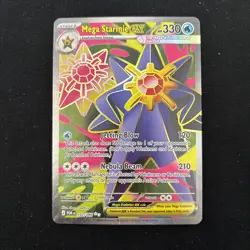 Pokemon TCG Mega Starmie EX 102/088 Perfect Order Near Mint - Image 1