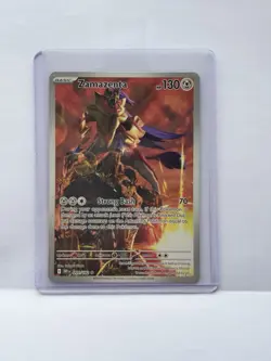 Pokemon TCG Zamazenta 201/182 Sv10 Destined Rivals Illustration Rare Holo 130 HP - Image 1
