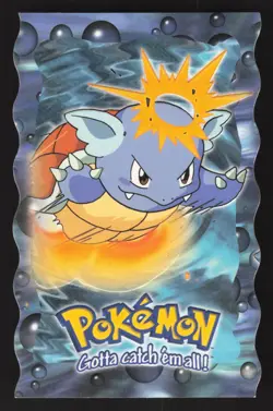 Wartortle 8/12 Die cut Pokemon TOPPS - Image 1