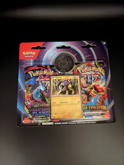 Pokemon TCG Raikou 2 Pack Blister Mega Evolution & Phantasmal Flames - Image 1