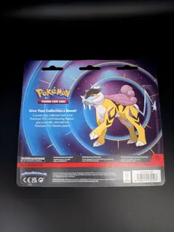 Pokemon TCG Raikou 2 Pack Blister Mega Evolution & Phantasmal Flames - Image 2
