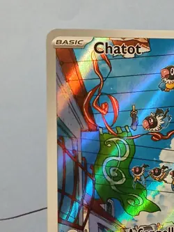 Pokemon Scarlet & Violet Temporal Forces Chatot 181/162 Illustration Rare - Image 3