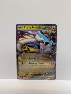Pokemon Raging Bolt ex 123/162 SV05: Temporal Forces Ancient Holo - Image 1