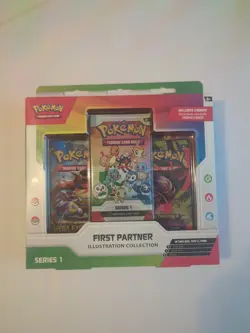 Pokemon TCG First Partner Illustration Collection Box Series 1 Sealed New - Image 1