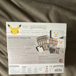 Pokemon Celebrations Elite Trainer Box Booster Pikachu Greninja 25th Anniversary - Image 2