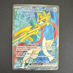 Pokemon Hop's Zacian Ex Ultra Rare Full Art Holo 176/159 Sv09 Journey Together - Image 1