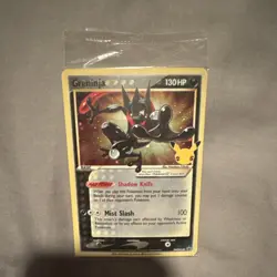 Sealed Pokemon Greninja Holo Promo SWSH144 Sword & Shield Basic 130 HP 2021 - Image 1