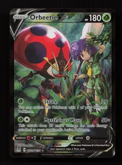 Orbeetle V TG12/TG30 Holo Rare V Lost Origin Trainer Gallery Pokemon Near Mint - Image 1