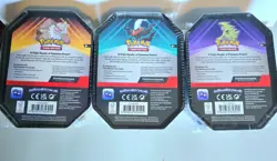 3 x Triple Whammy Collector Sealed Tins Complete Tin Set Pokemon TCG Pokemon NEW - Image 5