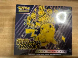 Surging Sparks Elite Trainer Box (ETB) | Scarlet & Violet | Pokemon TCG | Sealed - Image 1